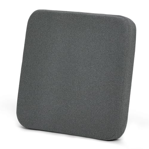 Baibu Home 座布団 クッション 低反発＋高反発 椅子 クッション 40×40×5cm 2層構造 ダークグレー カバー洗える - Baibu Home - 商品画像