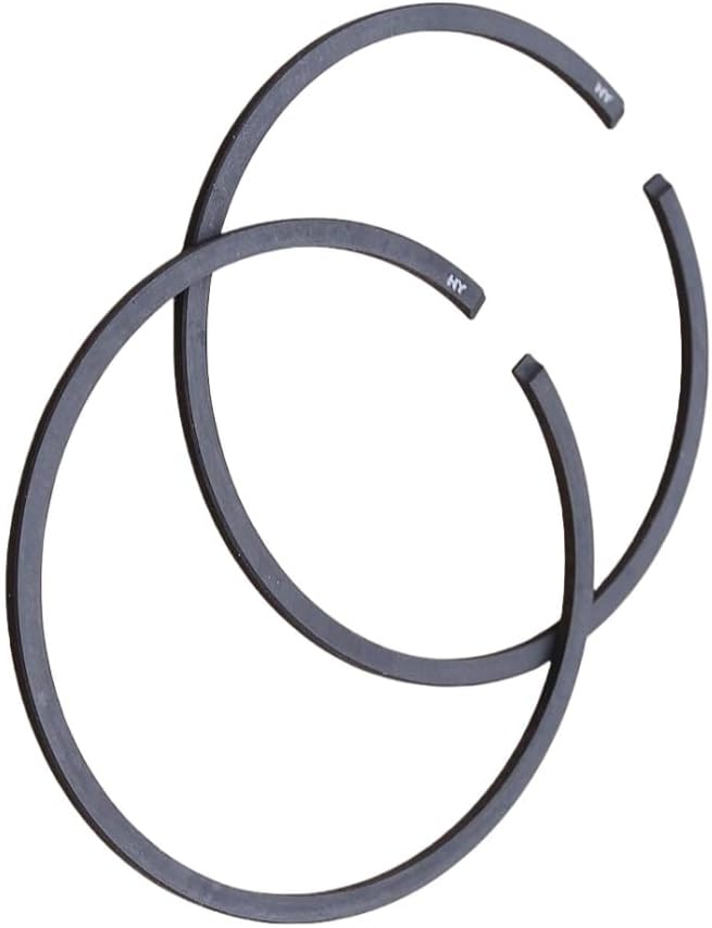 2pcs Piston Ring Kit 46mm x 1.5mm for Husqvarna 51 55 Rancher 257 357 XP EPA 359 EPA Chainsaw Replacement Part 503289014