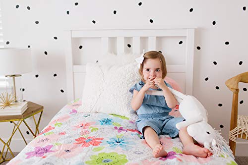 Modern Maxwell Wall Art Decals For Girls Boys Nursery, Bedroom, Living Room “London” Black Dot Room Sticker 168 Pieces #TOP5