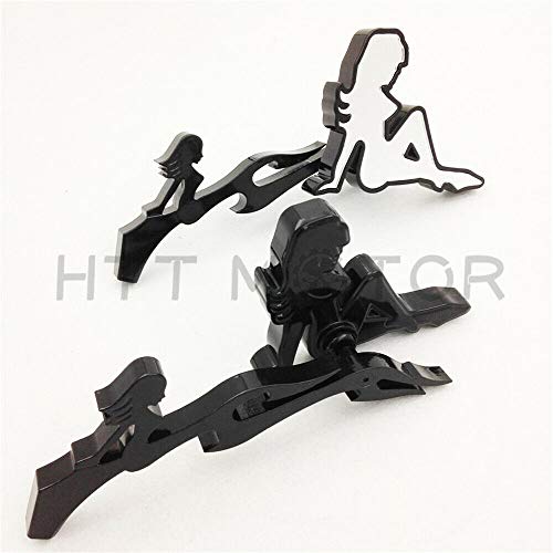 Motor Parts Accessories Lighting&Electrical Body&Frame Tools&Garage   Black Sexy Beach Lady Hot Girl Mirrors Fit All Motorcycle/Kawasaki/Suzuki Cruiser by Billion_Store - Thumbnail 3
