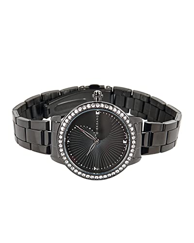 Image of Giordano Analog Diamond Studded Watch for Women With Metal Strap - Water Resistant, Elegant Ladies Wrist Watch to Compliment Your Look - Ideal Gift - GZ-60046