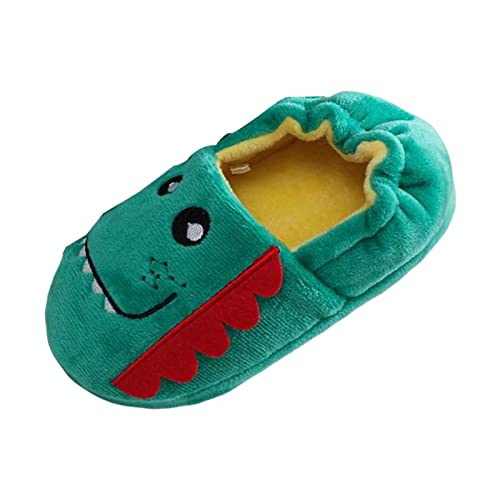 de Dinossauro Crianças Antiderrapantes de Animal Felpudo para Uso Interno Quentes de Casa, 17,5 cm