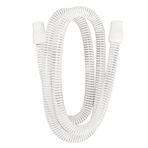 Breathing Machine Hose, Universal Inner Smoothing Easy To Install Rubber End Seals Breathing Machine Flexible Connecting Hose For Use With (White) #TOP5