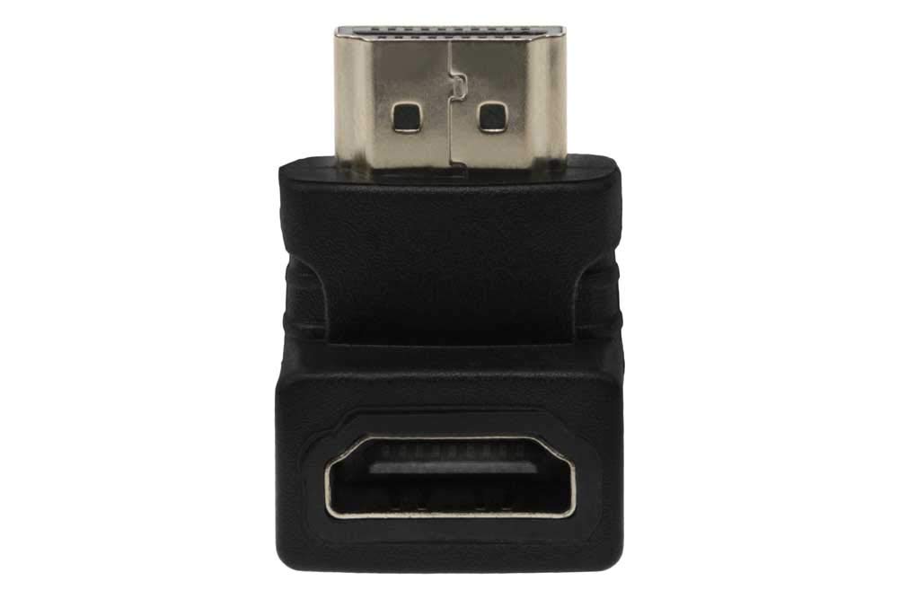 SF Cable, HDMI M/F Right Angle Adapter Gold Plated