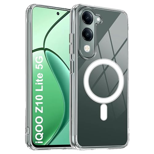 Image of amazon basics Back Case Cover for iQOO Z10 Lite 5G | Scratch-Resistant Back Cover | Clear