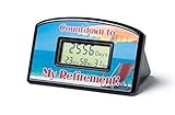 BigMouth Inc.Retirement Countdown Timer, Beach Themed -Countdown Clock for Retirement, Can be Reset, Makes a Great Gift
