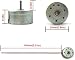 ICQUANZX 6 unidades DC 3 V 1730 RPM Mini motor eléctrico para...