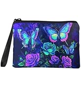 GIFTPUZZ Cute Coin Purse for Women Microfiber Fleece Portable Wristlet Pouch Change Cards Holder ...
