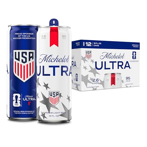 Michelob ULTRA Light Beer, 12 Pack Beer, 12 FL OZ Cans
