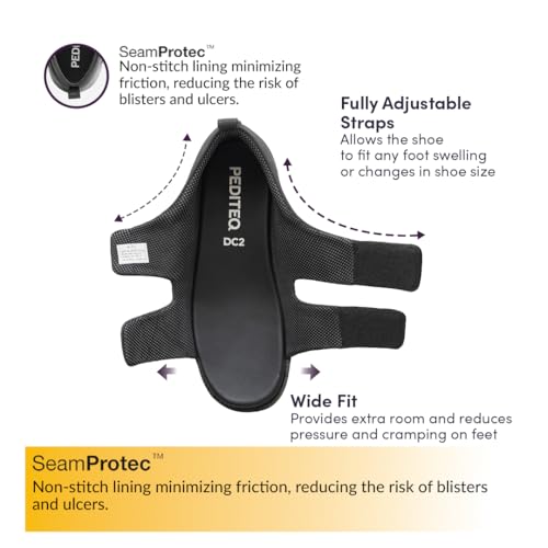 Image of DC2 Bali Fully Adjustable Wide Fit Diabetic Sandals for Men | Diabetic Slippers for Diabetic Feet | Swollen Feet | Neuropathic Feet | Genuine Leather