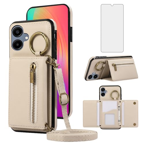 Coque Samsung Galaxy Z Flip 5 Asuwish ZHKLLB la finition beige haute couture