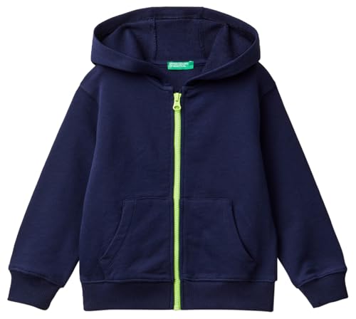 Giacca Benetton Cardigan 3FWYG5039 veste en maille à capuche confortable pour femme