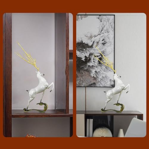 Centres de table en cuivre de cerf pour décorations de bureau design - 6