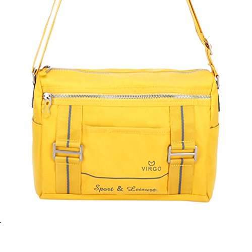 Sac messenger tissu nylon loisirs mesdames besace bandoulière épaule fonctionnelle