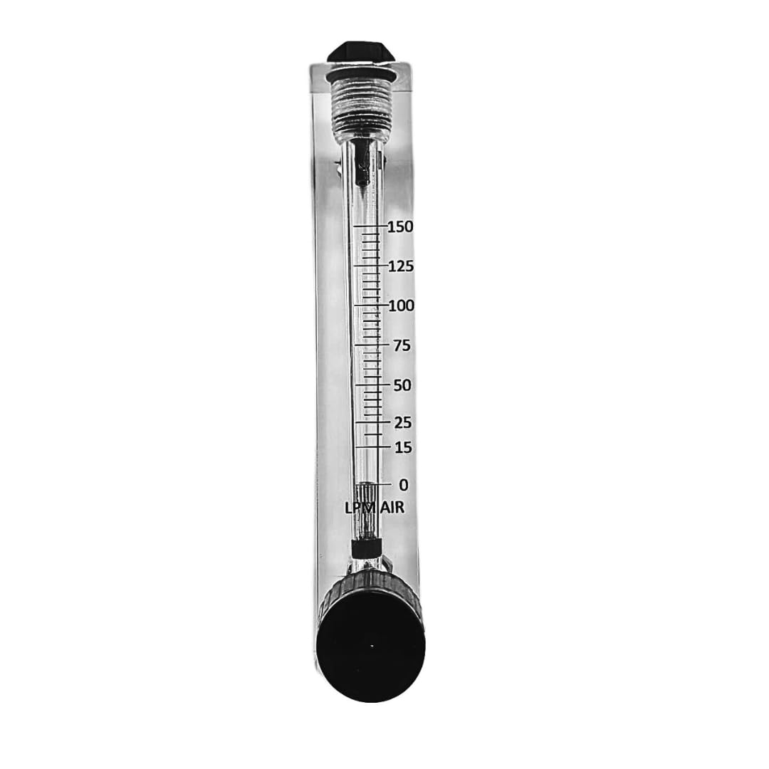 "Ji" Japsin Instrumentation Acrylic Tube Rotameter for Air Flow meter, Range 0 to 150 LPM, Connection 1/4" BSP (M) at Rear Top & Bottom Inlet and outlet, Control Valve Provided at Inlet (B0D7Q4T6NZ) Amazon Price History, Amazon Price Tracker