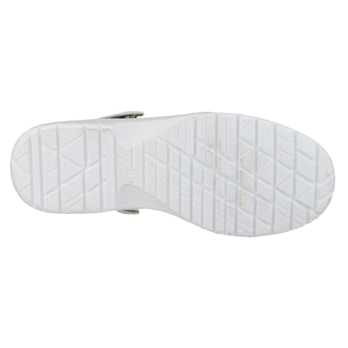 Amblers Safety FS512 White Clog White Size 5