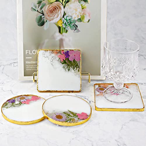 Resinworld RW-MC-090-1104 8 Pack Thick 4 Inches Resin Coaster Molds Set thumb #3
