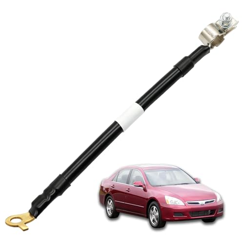 YANGLEQI Negative Battery Ground Cable Pure Copper Battery Replacement Cables Compatible with Honda Accord DX Sedan EX Coupe EX Sedan SE Coupe Hybrid EX Coupe EX Sedan LX Coupe Replace# 32600-SDB-A00