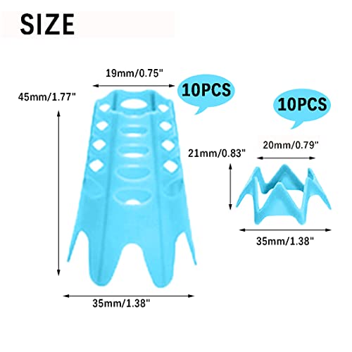 Image of Plastic Golf Tees, Golf Simulator Tees for Home, Outdoor Indoor Golf Tees Simulator Practice Training, Golf Mat Tees for Winter Turf and Driving Range
