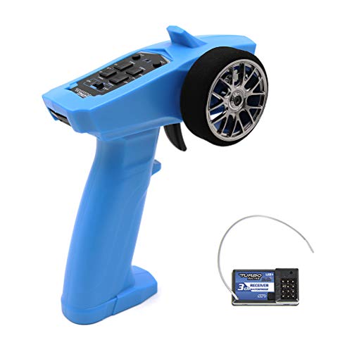 Egosy - Emisor de Radio Digital con Receptor para Coche teledirigido (2,4 GHz, 3CH)