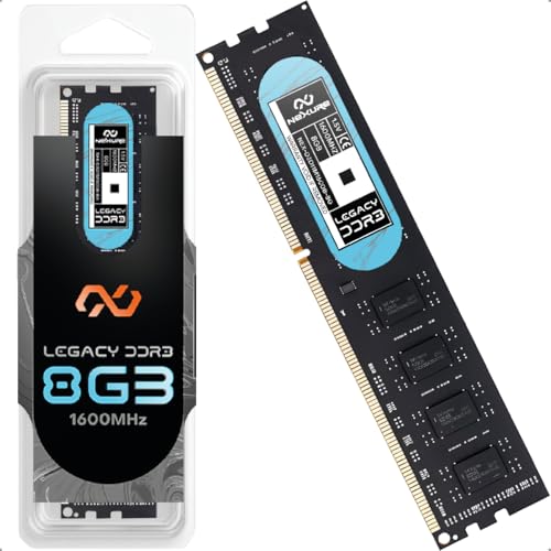 Memória Ram GAMER 8gb Ddr3 1600mhz Nexure Legacy 1.5v Cl11 Desktop Dimm Preto