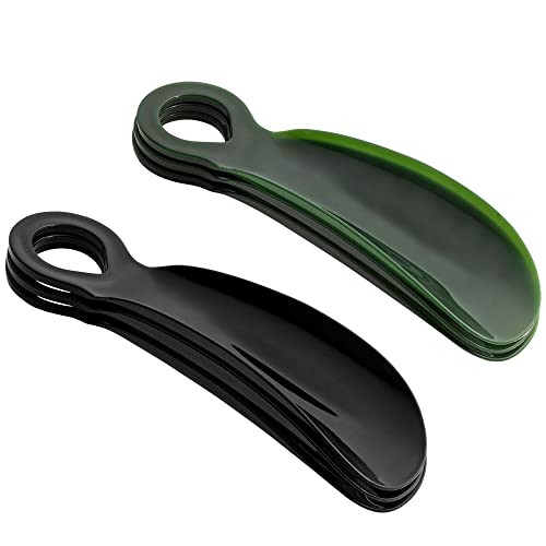 Mars Wellness 5.5” Plastic Shoe Horns For Men & Women (Pack Of 6) – Small & Portable Lazy Shoe Helper – Travel Size Shoe Horn To Put On Or Remove Shoes – Multicolor Adults & Kids Shoe Horn #TOP26