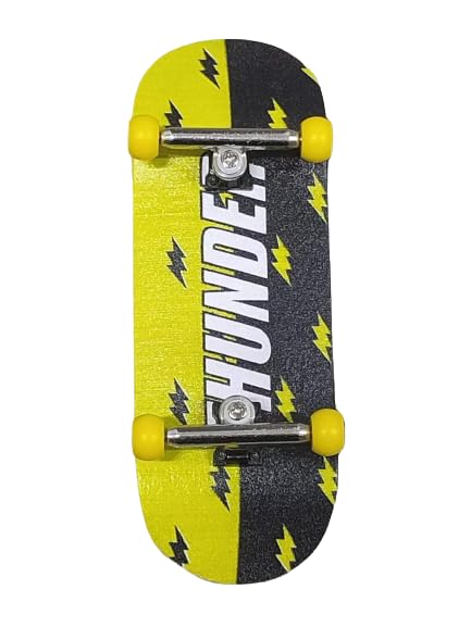 Pro Fingerboard Complete 34mmx96mm Maple Wood 5 Layers Wood UV Printing Thunder Deck with Professional Trucks and Pom CNC Bearing Street Wheels