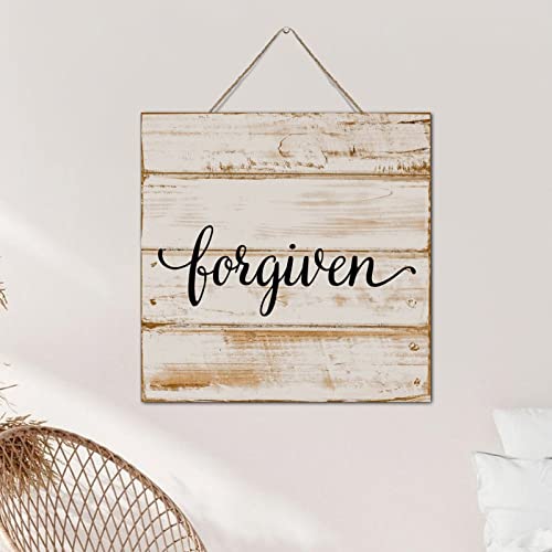 Plaque murale en bois Forgiven pour habiller un mur vide avec elegance - 6