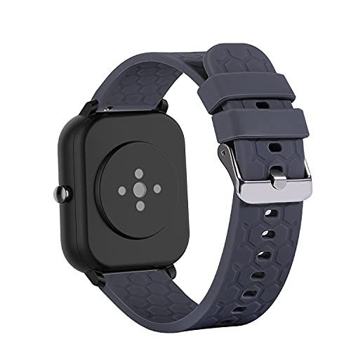 Tencloud 6-Pack Bands Compatible With Fitpolo Smart Watch Id205L, Wrist Strap Quick Release Waterproof Soft Silicone Replacement Band For Fitpolo Id205L Smartwatch #TOP1