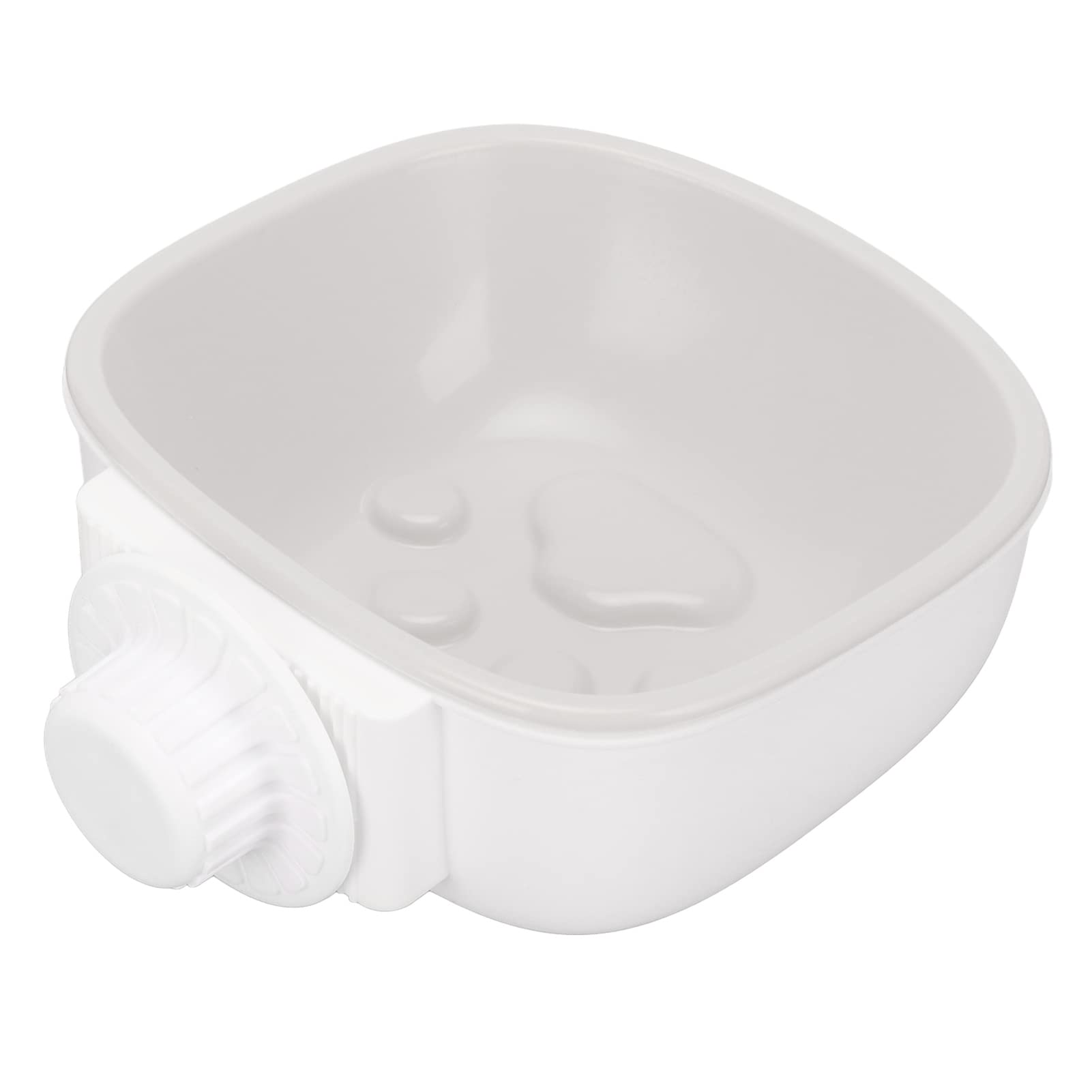 Crate Dog Bowl Prevent Choking Slow Food Hanging Food Water Feeder Bowl Crate Coop Cup for Small and Medium Dogs Grey Professional Accessories for Use (Gray)
