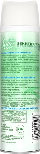 Image of Gillette Satin Care Shaving Gel Sensitive, 7 oz (Pack of 12)