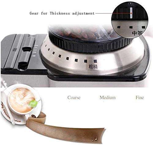ZOUSHUAIDEDIAN Kaffeemühle elektrische, elektrische Kaffeemühle, for Kaffeebohnen, Nüsse, Gewürze, Samen, Körner und… – Bild 4