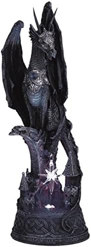 George S. Chen Imports SS-G-71223 Dragon with Lighting LED Crystal Ball Collectible Figurine Statue Model