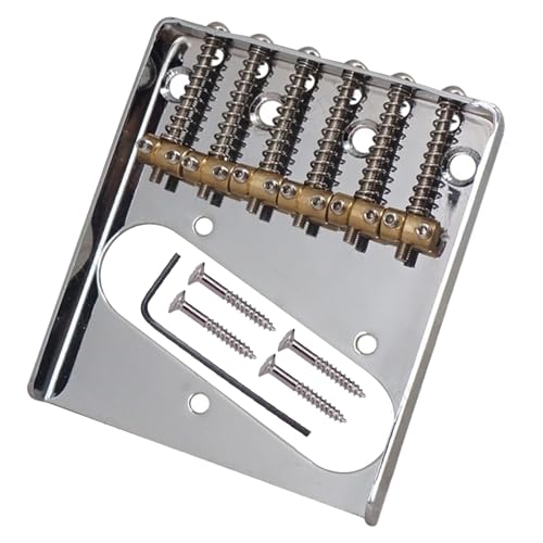 ギターブリッジ6弦電気ネジセットL字型サドルフィックスギターブリッジ