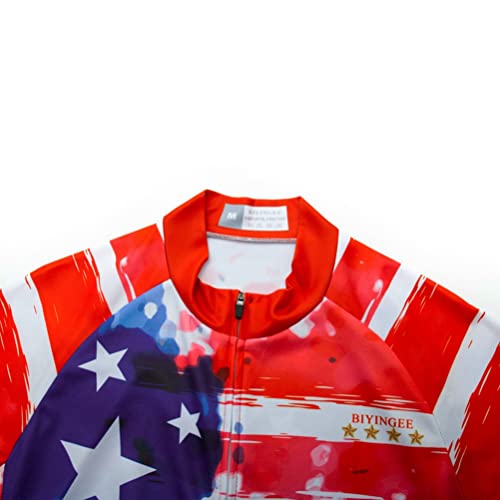 Uriah Men's Bicycle Jersey Short Sleeve Sweat Wicking Journey Size M #TOP3