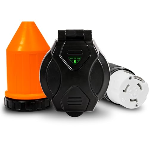 TRUE MODS RV Shore Power Inlet Kit with 50A NEMA SS2-50P