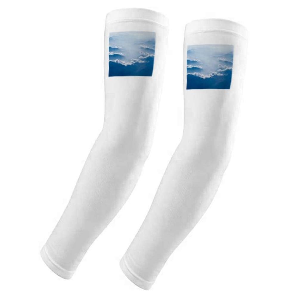 Guante con protección UV para evitar manchas de sol diseño de nubes 5