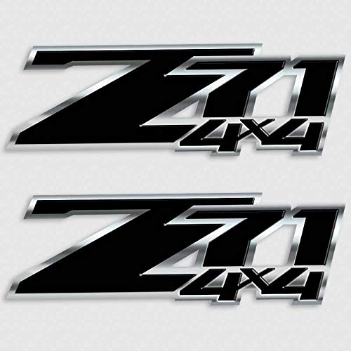 Decals Z71 Black Silverado 4x4 Sticker Set
