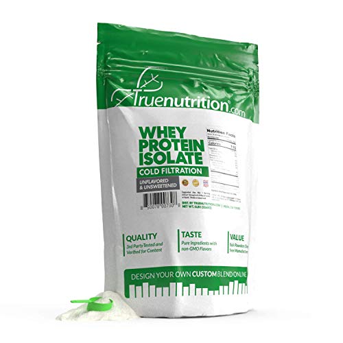 5Lbs Unflavored Whey Protein Isolate Protein Powder (Cold-Filtrated) - High Protein, Low Carb, Low Fat #TOP4