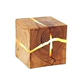 WQHPLMD Cubetti di Legno da Luce LED per Ambiente Casa, Solaiere da Lettonezza e Decoratio...