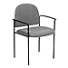 Gray Fabric Comfortable Stackable Steel Side Chair with Arms [BT-516-1-GY-GG]