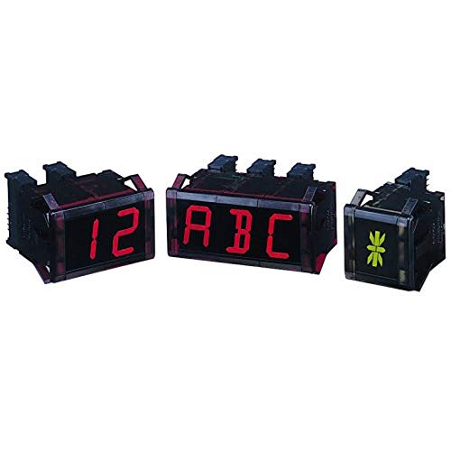 D1AA-RN, Display, W11XH20mm LED, Red, 16-Segment, Serial & Parallel Input, 12-24 VDC