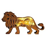 Ambiance élévatrice : rehaussez votre décoration d'intérieur avec la lampe en bois sculptée en forme d'animaux qui ajoute une touche d'élégance. La palette de couleurs et le design complexe offrent une élégance finement travaillée et améliorent l'ambiance de votre espace de vie