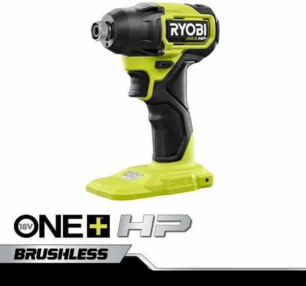 RYOBI ONEAND HP 18V BRUSHLESS Cordless Compact 1/4 in. Impact Driver Tool ONLY PSBID01B