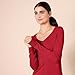 Amazon Essentials Women's Regular-Fit Lightweight Long-Sleeve V-Neck Sweater (Available in Plus Size), Red, XX-Large