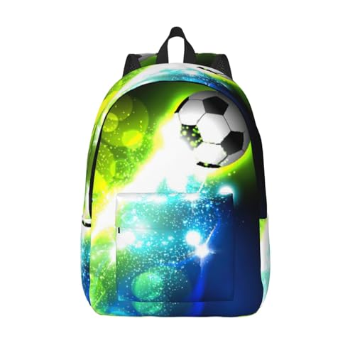 Sac à dos football pour ordinateur portable et voyage décontracté femme