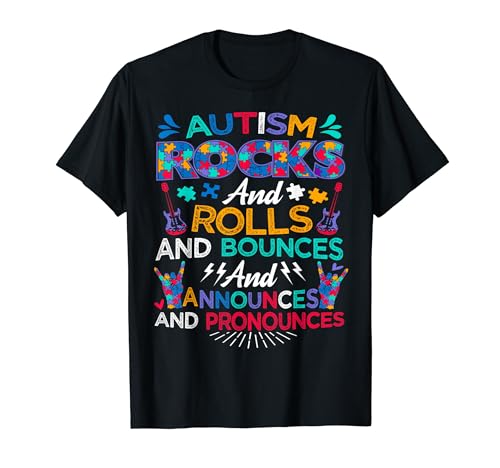 Regalos divertidos del mes de concienciación sobre el autismo Camiseta