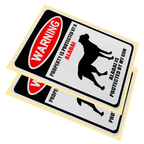 INOOMP 2piezas Unidades Señales Divertidas De Prohibido Paso Para Propiedad Privada Adhesivos Pvc Resistentes Para Jardín Casa y Almacenes Protección y Advertencia Creativa