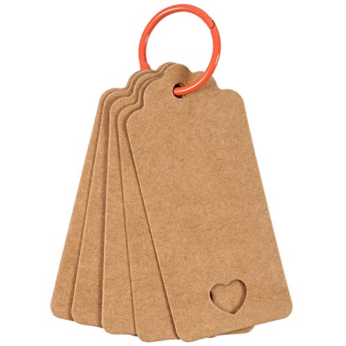 Boao Metal Loose-Leaf Rings, 1.2 Inch Paper Leaf Binder Rings, Notebook Rings Keychains Keyrings, 60 Counts (Pink, Green, Purple, Blue, Yellow, Orange - 6 Colors) #TOP4