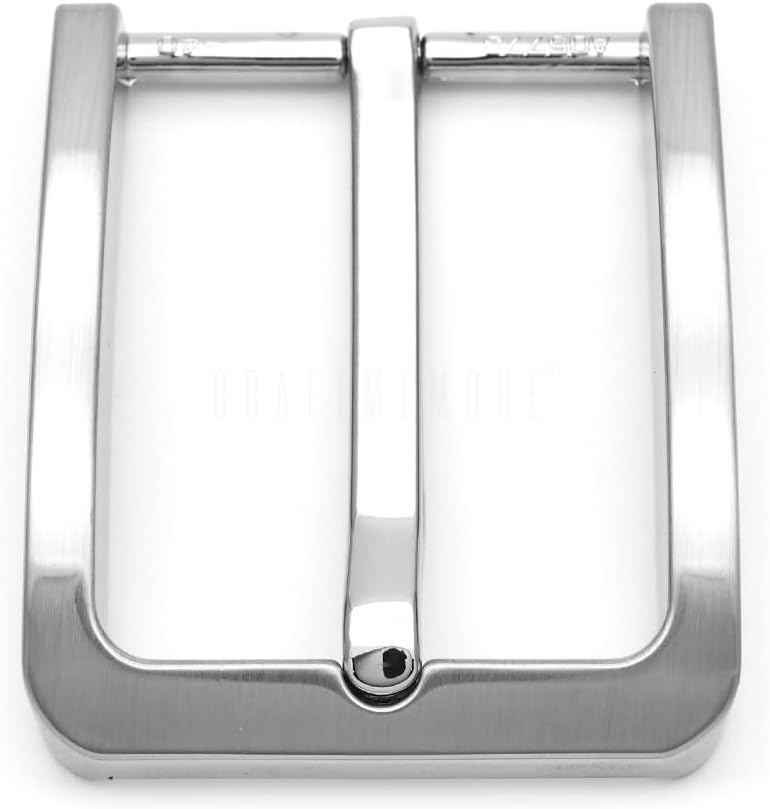 CRAFTMEMORE 1.5 Inches Belt Buckle Single Prong Buckle for Replacement DIY Leather Craft HRBK H05773 image 2